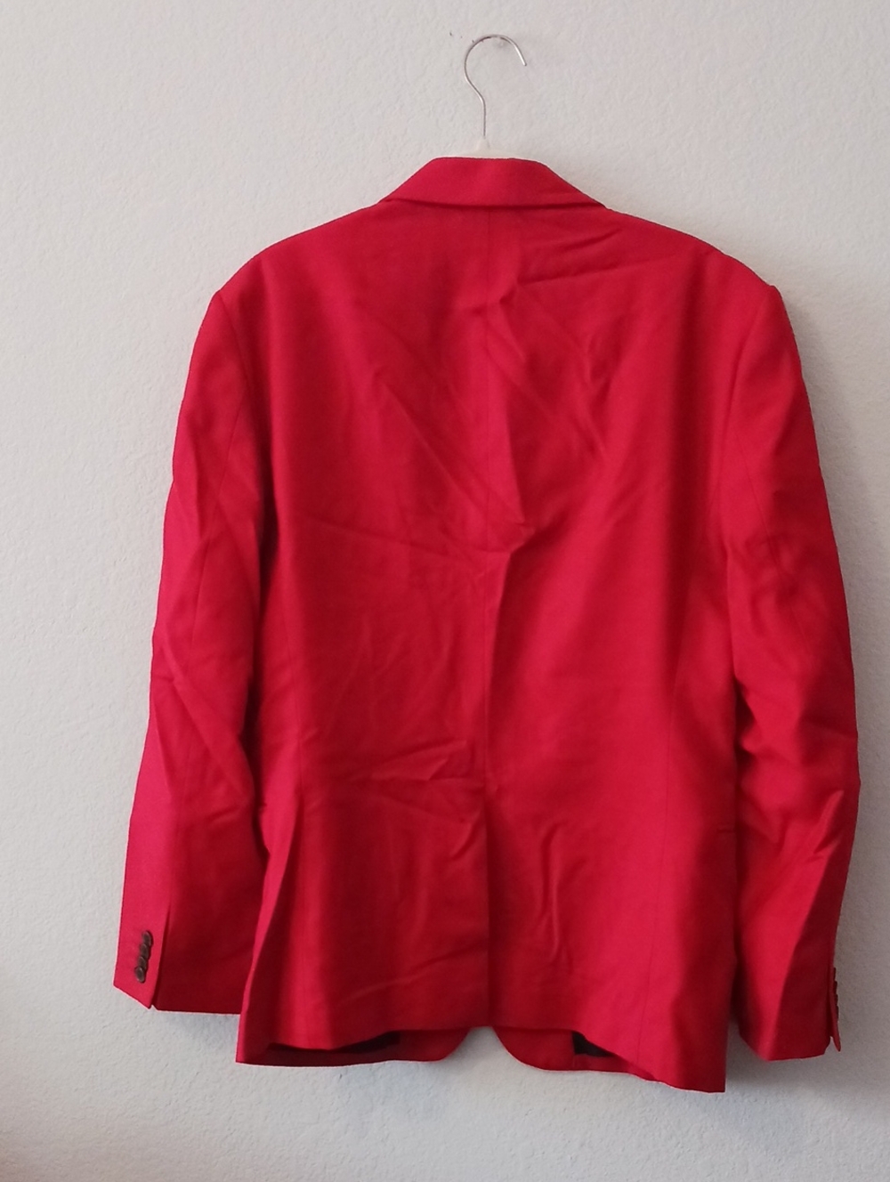 Express Men's Red Two-Button Blazer - Picture 3 of 5